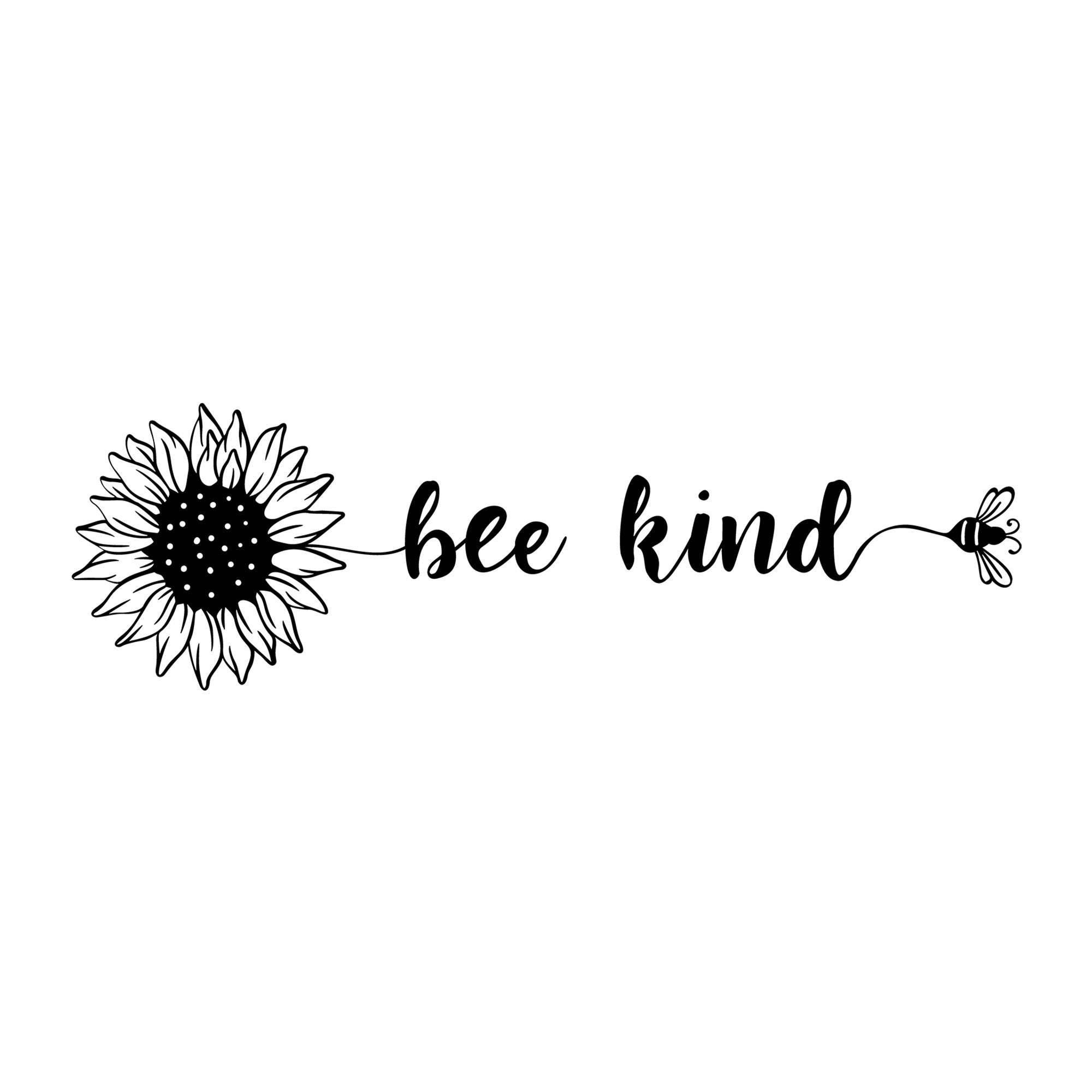 Bee Kind SVG design for Cricut, Silhouette, laser cutting, vinyl, sublimation, and bee craft projects.