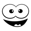 Cartoon Face SVG design for Cricut, Silhouette, laser cutting, vinyl, sublimation, and craft projects.