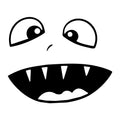 Cartoon Face SVG design for Cricut, Silhouette, laser cutting, vinyl, sublimation, and craft projects.