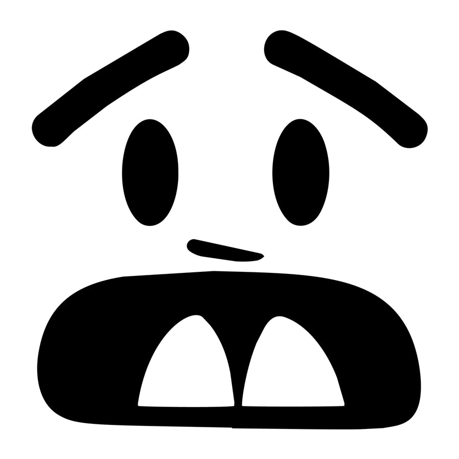 Cartoon Face SVG design for Cricut, Silhouette, laser cutting, vinyl, sublimation, and craft projects.