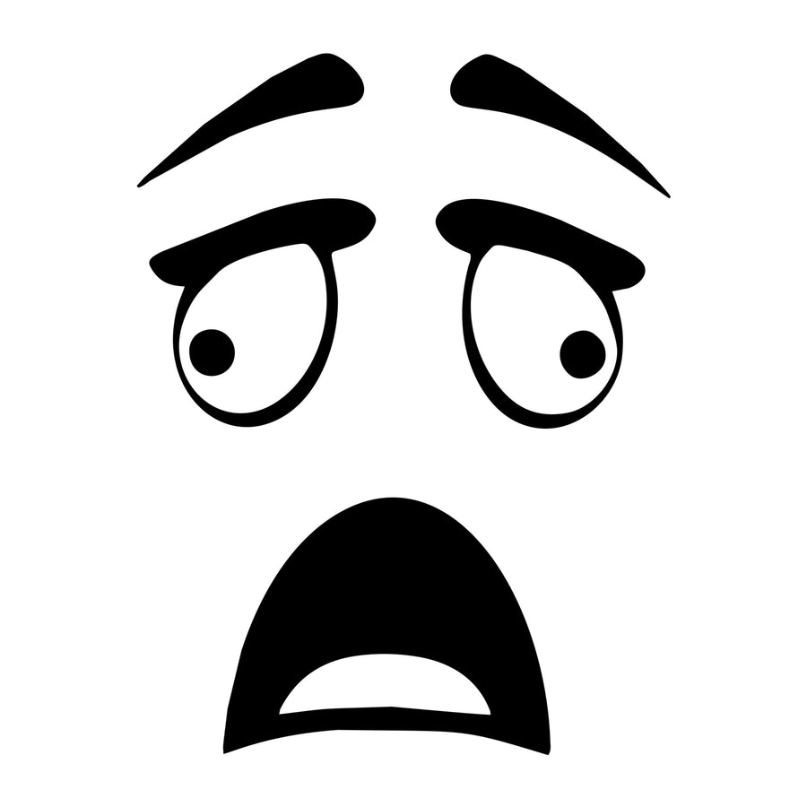 Cartoon Face SVG design for Cricut, Silhouette, laser cutting, vinyl, sublimation, and craft projects.