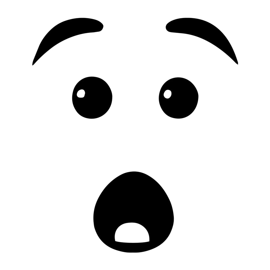 Cartoon Face SVG design for Cricut, Silhouette, laser cutting, vinyl, sublimation, and craft projects.