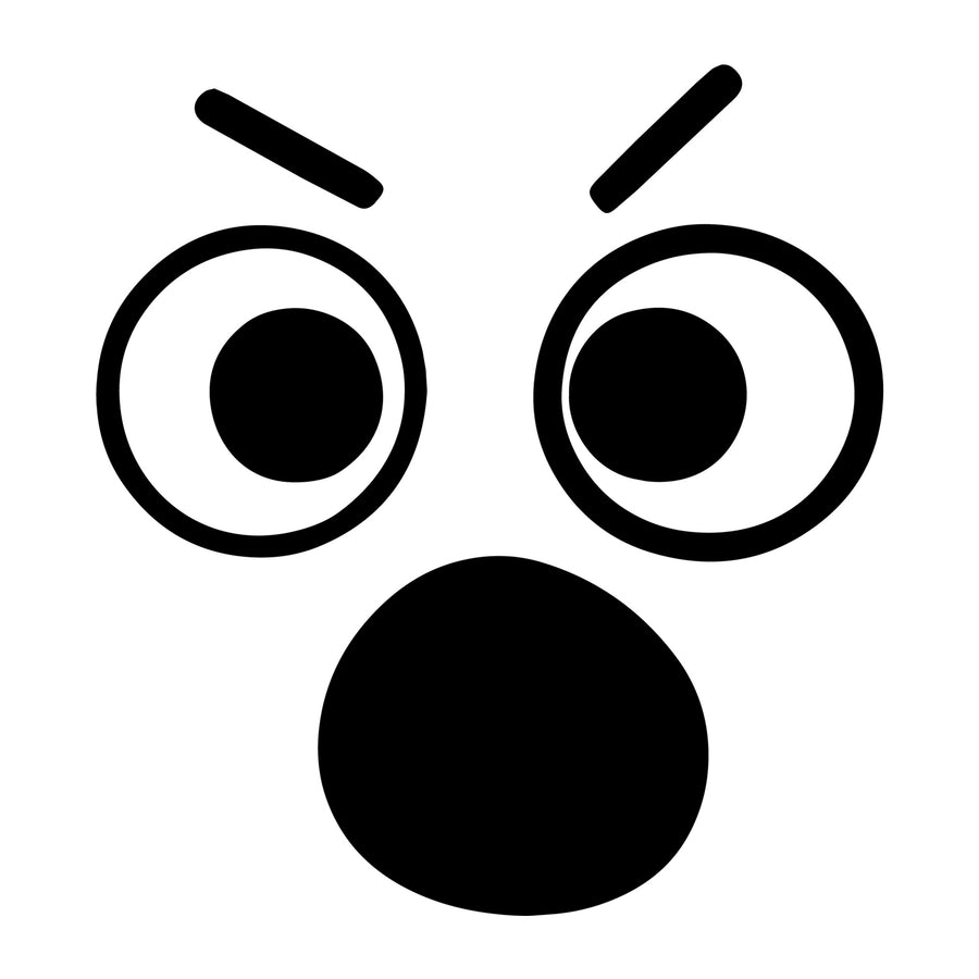 Cartoon Face SVG design for Cricut, Silhouette, laser cutting, vinyl, sublimation, and craft projects.