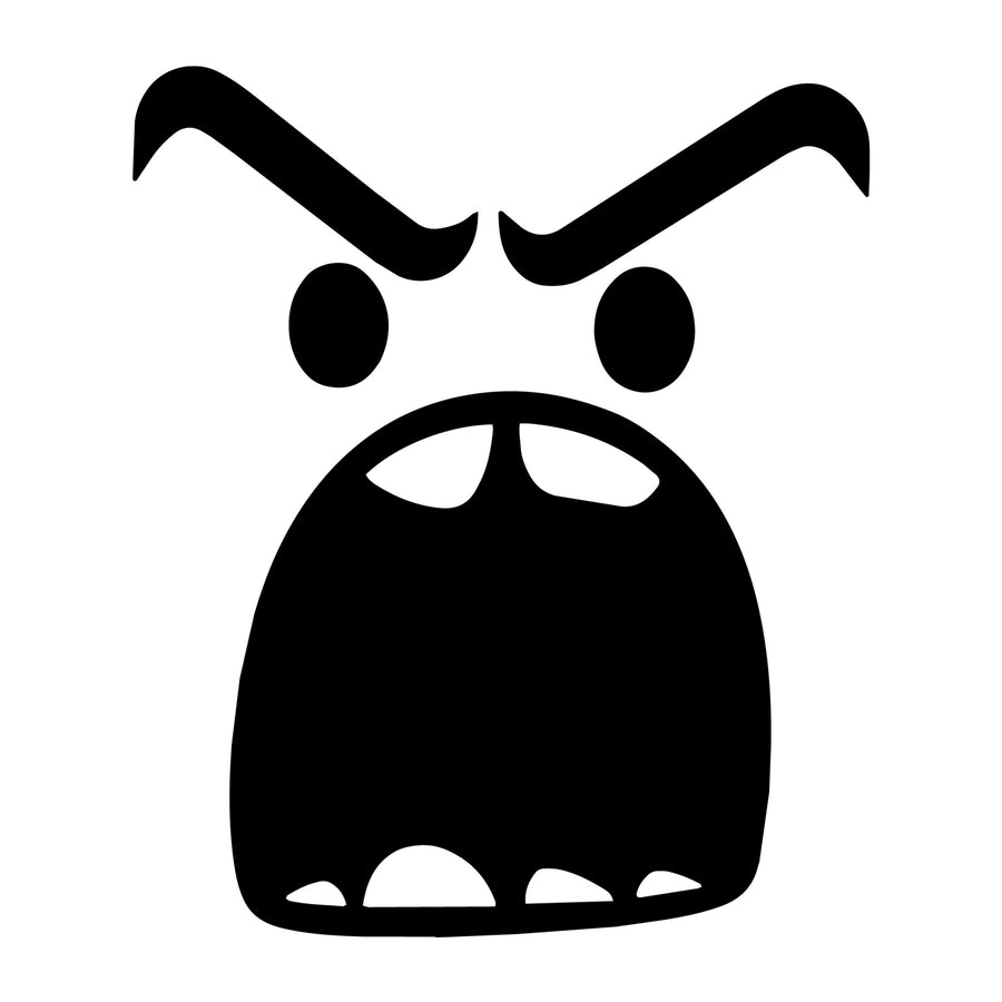 Cartoon Face SVG design for Cricut, Silhouette, laser cutting, vinyl, sublimation, and craft projects.