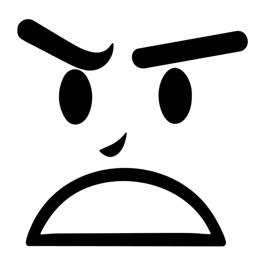 Cartoon Face SVG design for Cricut, Silhouette, laser cutting, vinyl, sublimation, and craft projects.