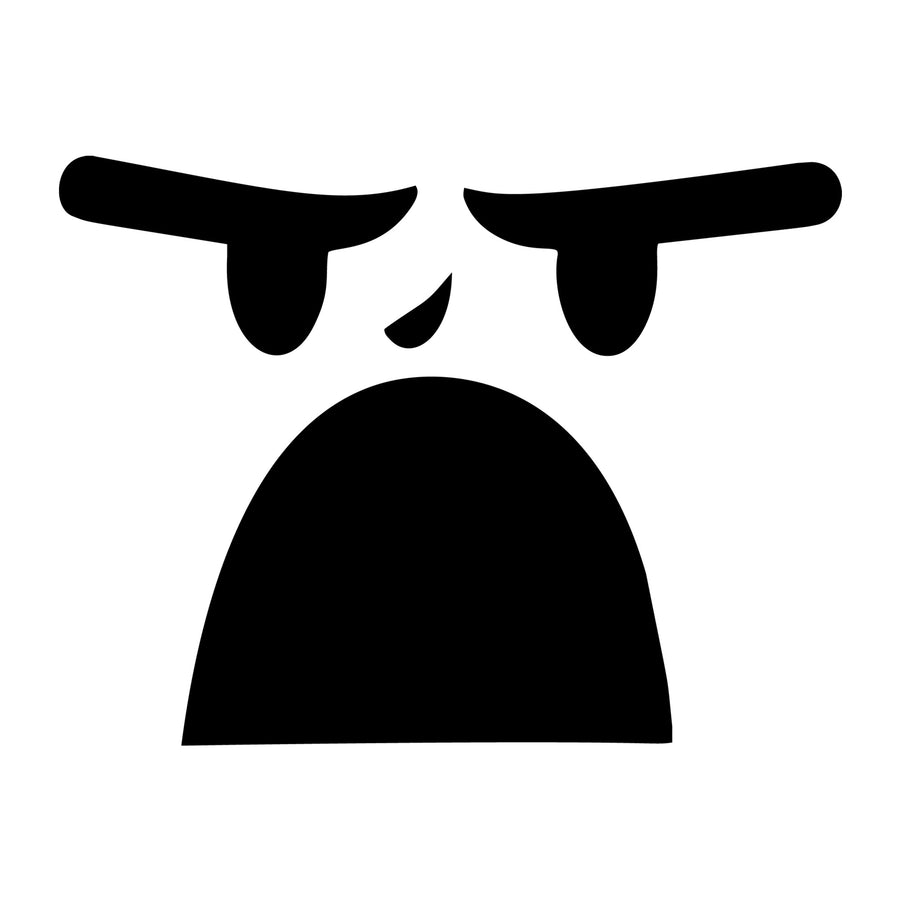 Cartoon Face SVG design for Cricut, Silhouette, laser cutting, vinyl, sublimation, and craft projects.