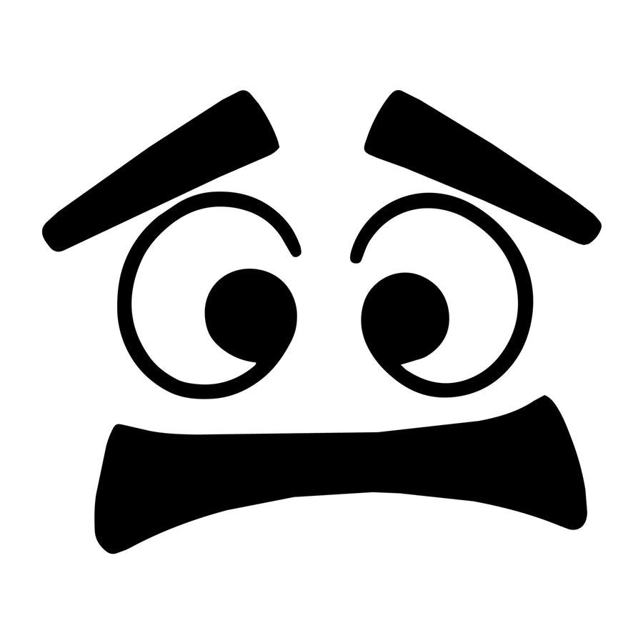 Cartoon Face SVG design for Cricut, Silhouette, laser cutting, vinyl, sublimation, and craft projects.