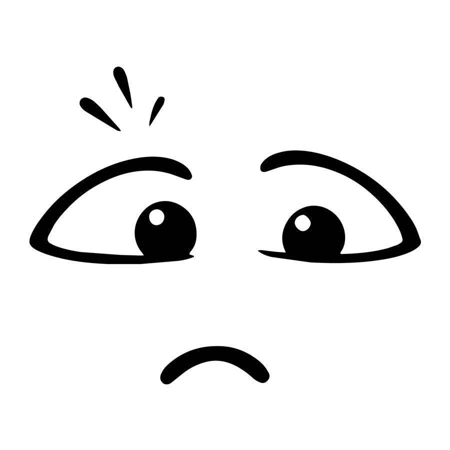 Cartoon Face SVG design for Cricut, Silhouette, laser cutting, vinyl, sublimation, and craft projects.