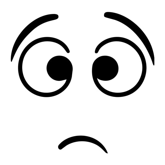 Cartoon Face SVG design for Cricut, Silhouette, laser cutting, vinyl, sublimation, and craft projects.