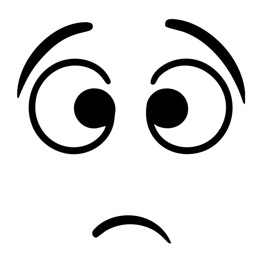 Cartoon Face SVG design for Cricut, Silhouette, laser cutting, vinyl, sublimation, and craft projects.