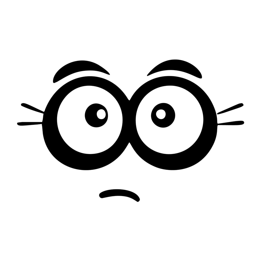 Cartoon Face SVG design for Cricut, Silhouette, laser cutting, vinyl, sublimation, and craft projects.