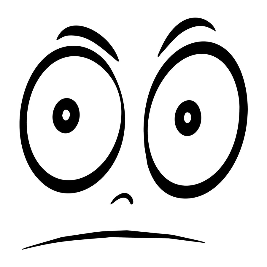Cartoon Face SVG design for Cricut, Silhouette, laser cutting, vinyl, sublimation, and craft projects.