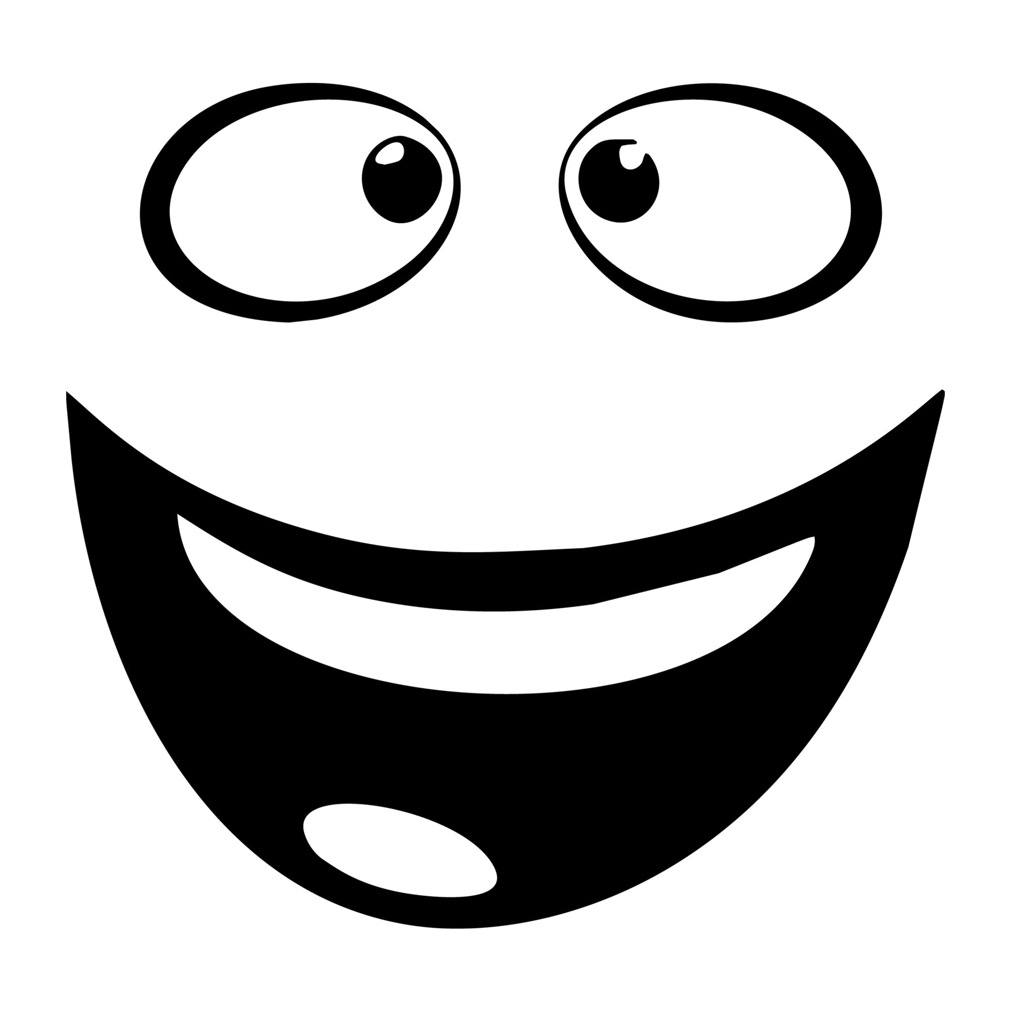 Cartoon Face SVG design for Cricut, Silhouette, laser cutting, vinyl, sublimation, and craft projects.