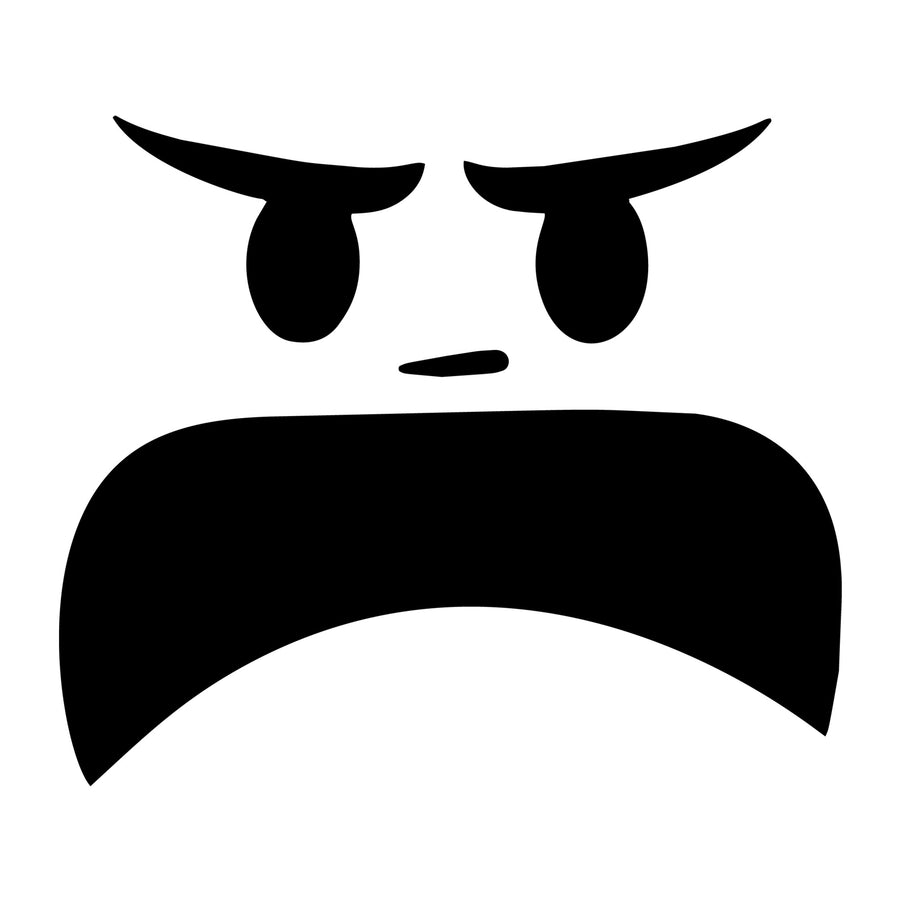 Cartoon Face SVG design for Cricut, Silhouette, laser cutting, vinyl, sublimation, and craft projects.