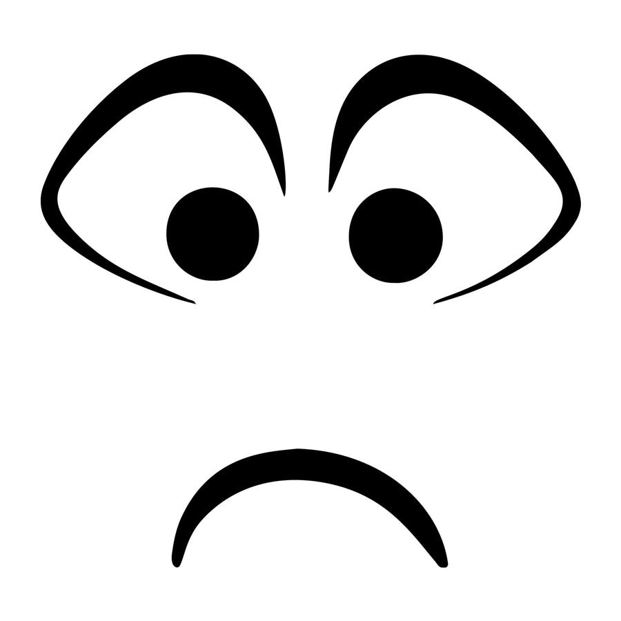 Cartoon Face SVG design for Cricut, Silhouette, laser cutting, vinyl, sublimation, and craft projects.