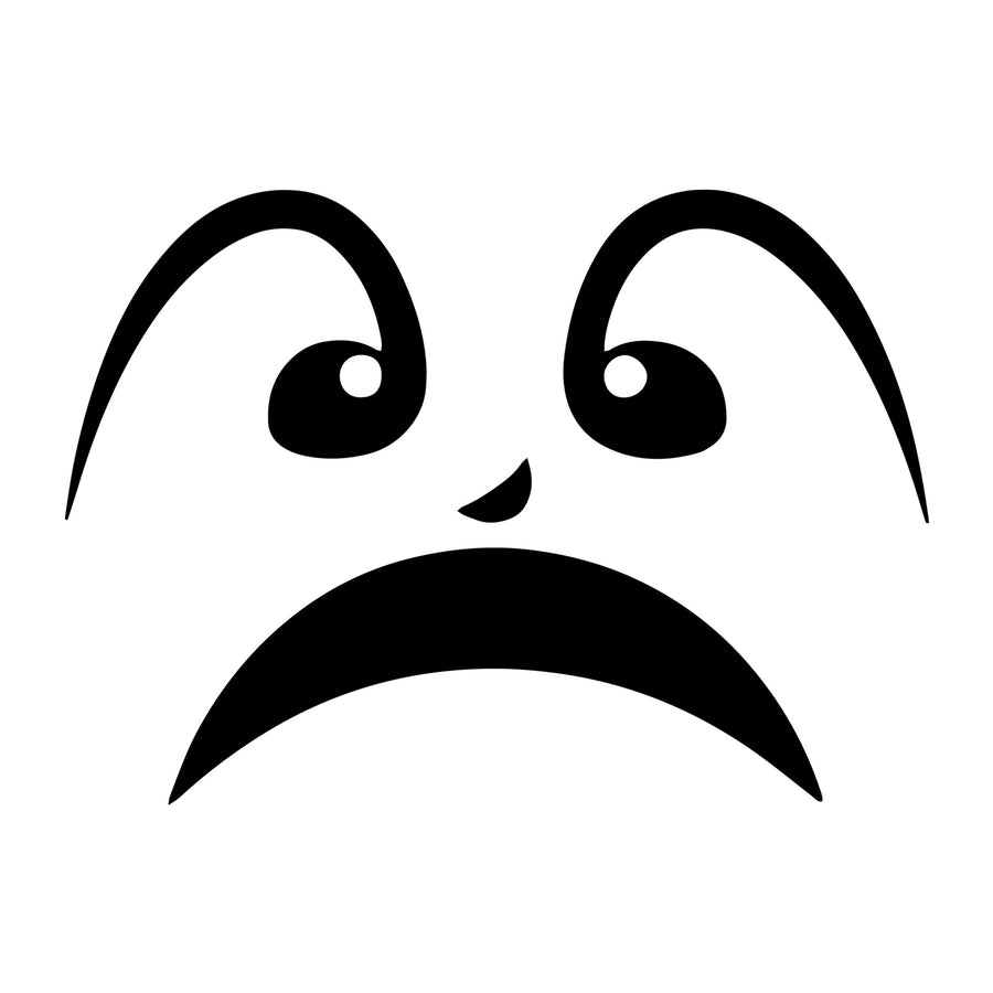 Cartoon Face SVG design for Cricut, Silhouette, laser cutting, vinyl, sublimation, and craft projects.