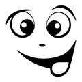 Cartoon Face SVG design for Cricut, Silhouette, laser cutting, vinyl, sublimation, and craft projects.
