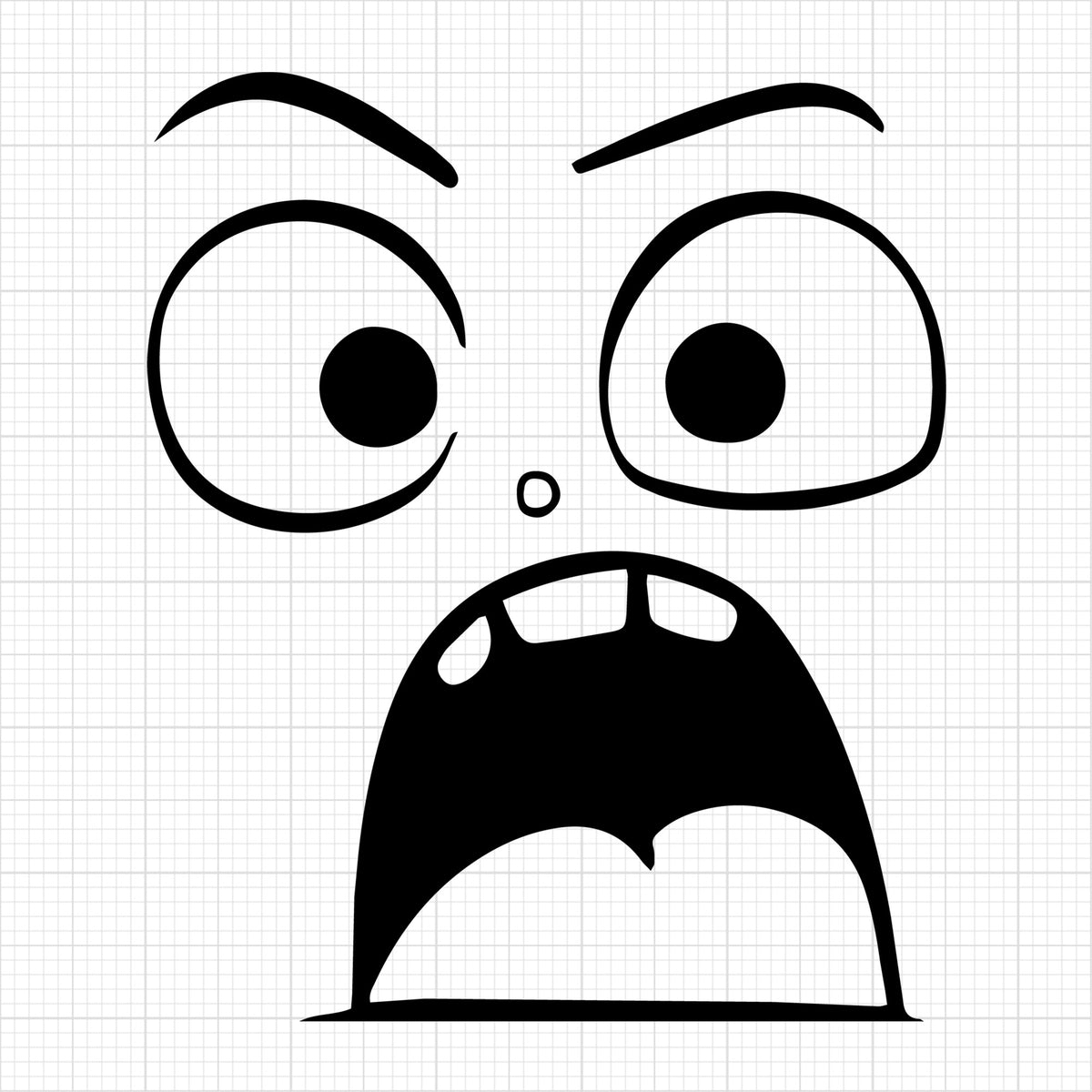 cartoon face 33