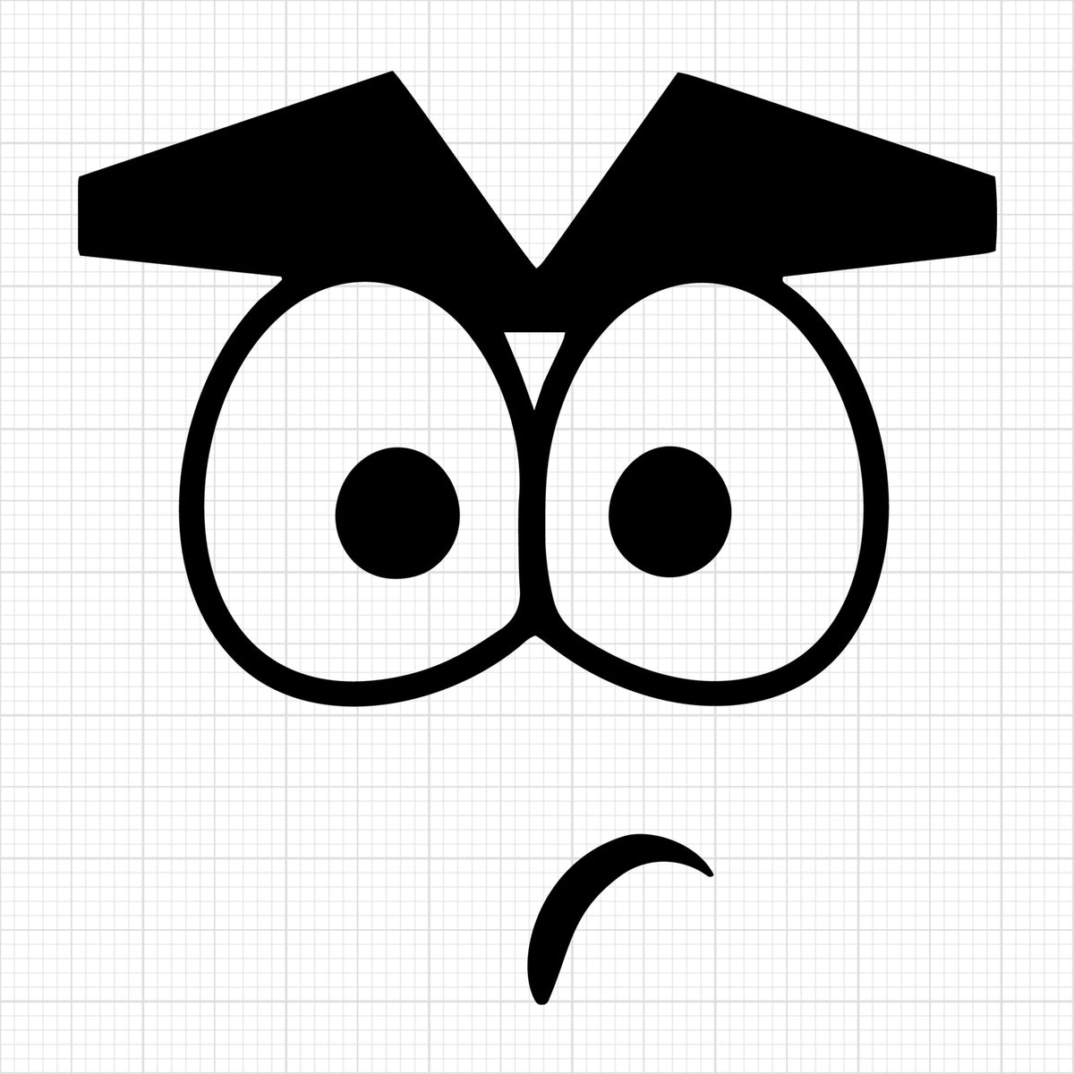 cartoon face 68