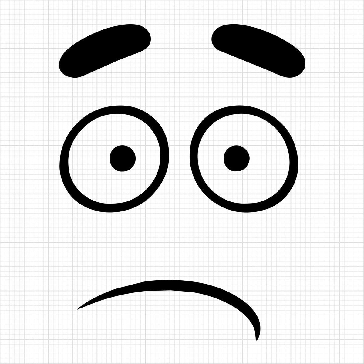 cartoon face 74