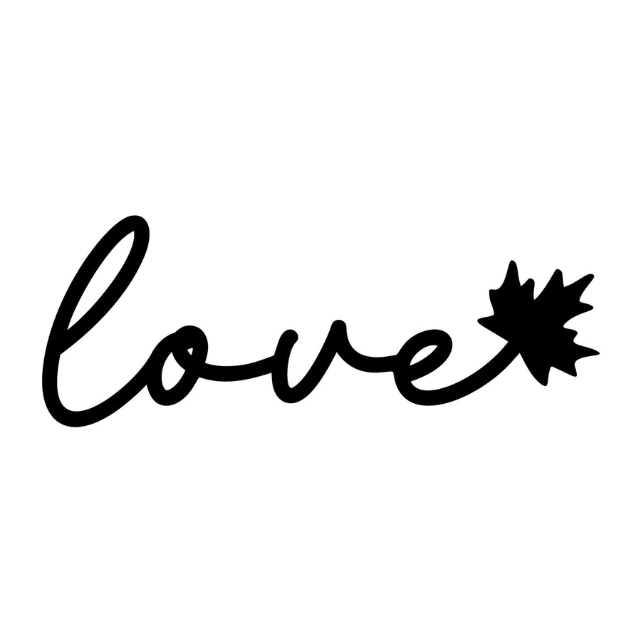 Love Maple SVG design for Cricut, Silhouette, laser cutting, vinyl, sublimation, and fall craft projects.