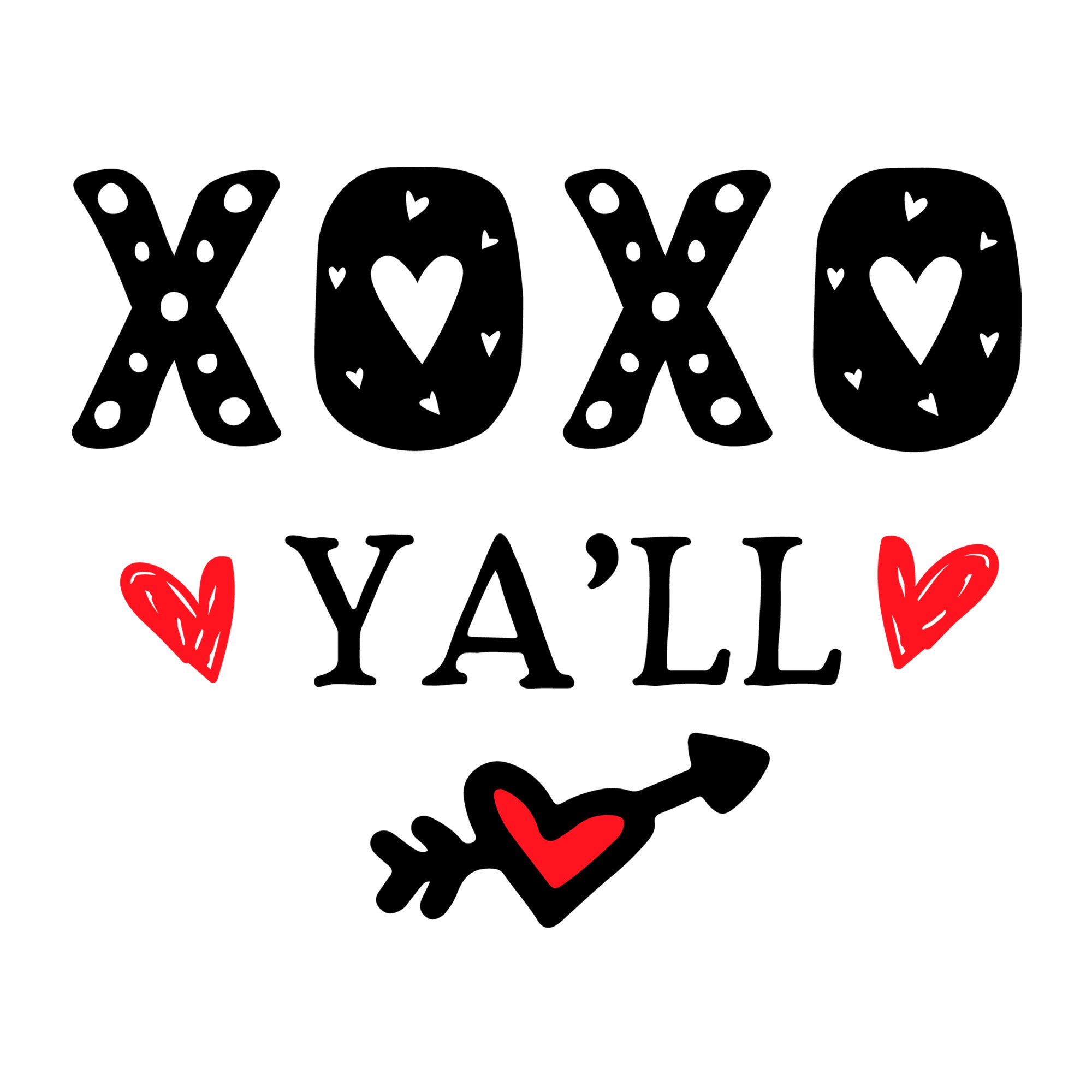 XOXO y'all SVG