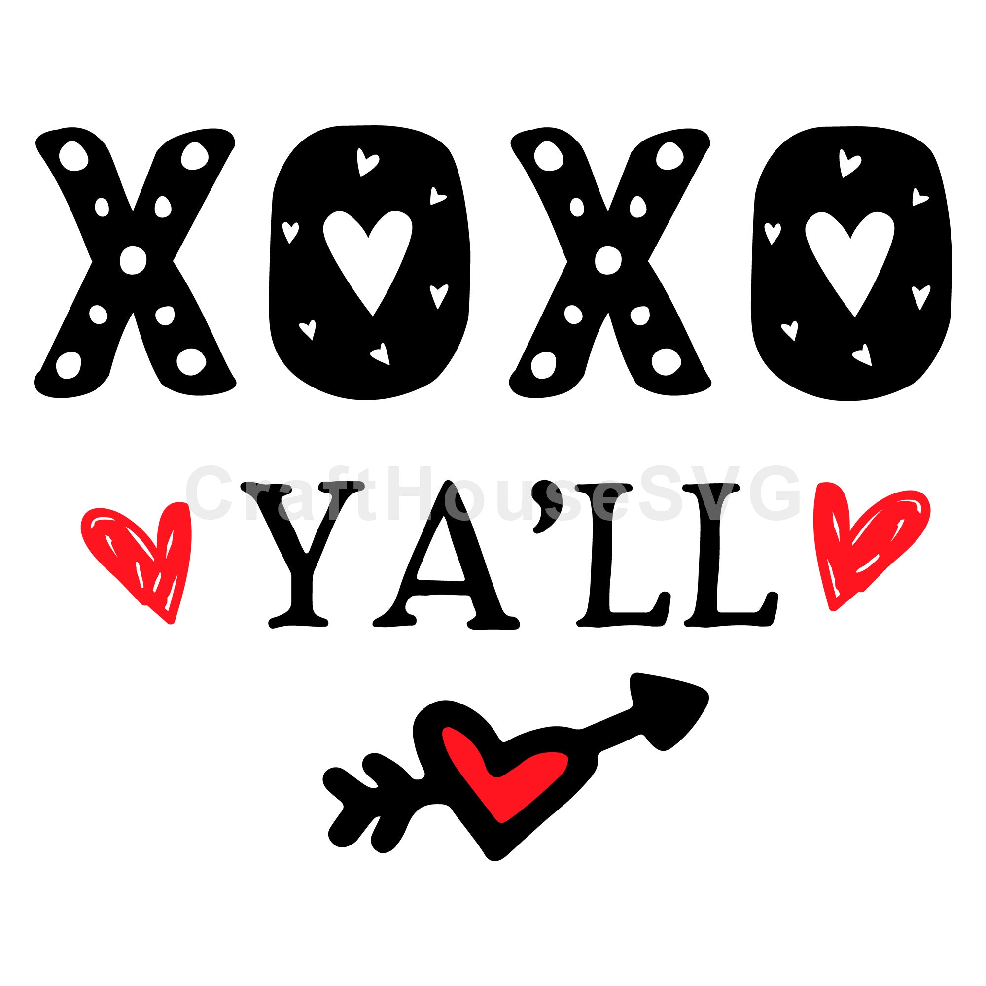 XOXO ya'll SVG | M43F48