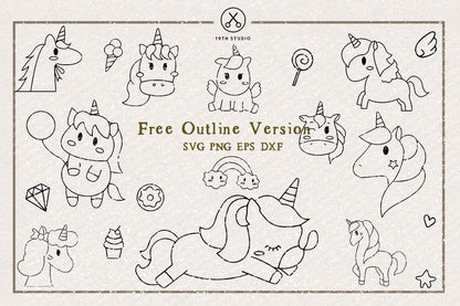 10 Unicorn SVG | VB28 Craft House SVG - SVG files for Cricut and Silhouette