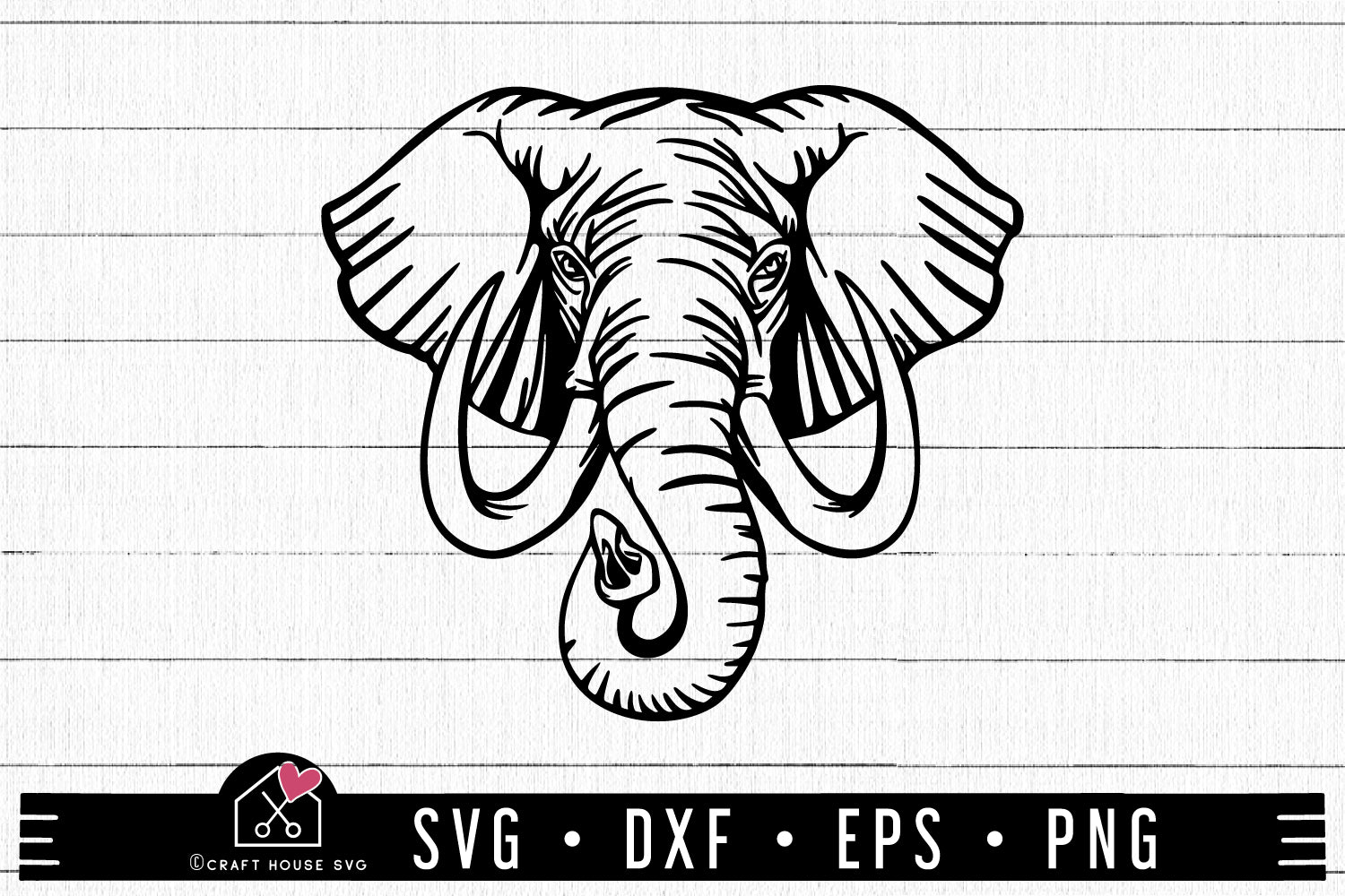 FREE Elephant SVG | FB134 - Craft House SVG