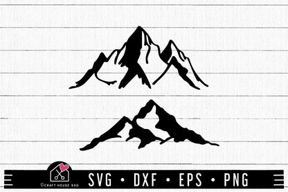 FREE Mountains SVG | FB139 - Craft House SVG