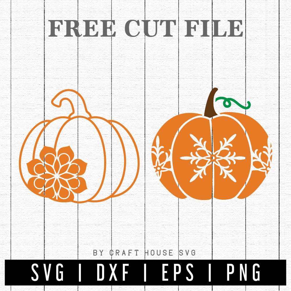 FREE Pumpkin SVG | FB140 - Craft House SVG