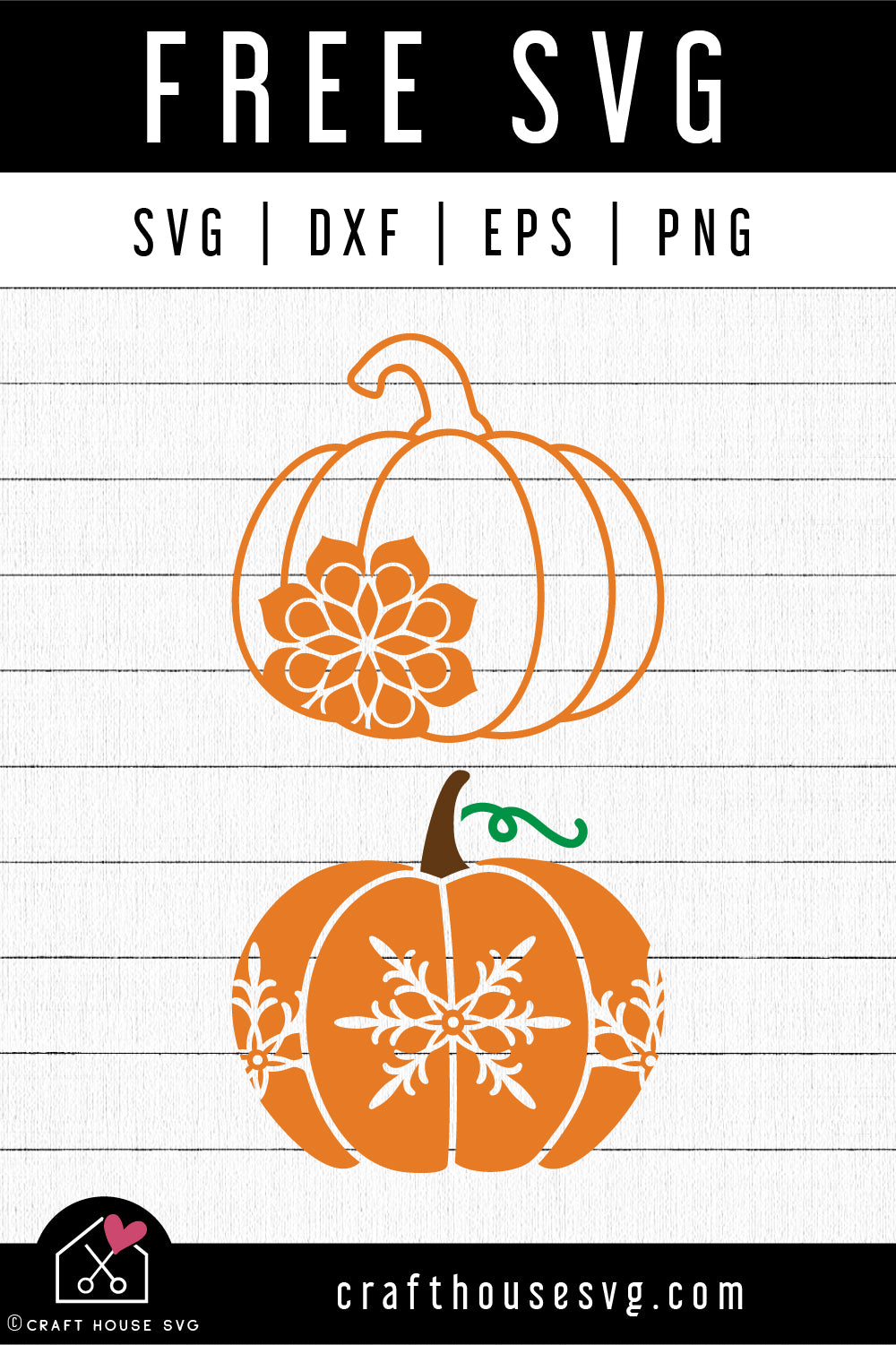 FREE Pumpkin SVG | FB140 - Craft House SVG