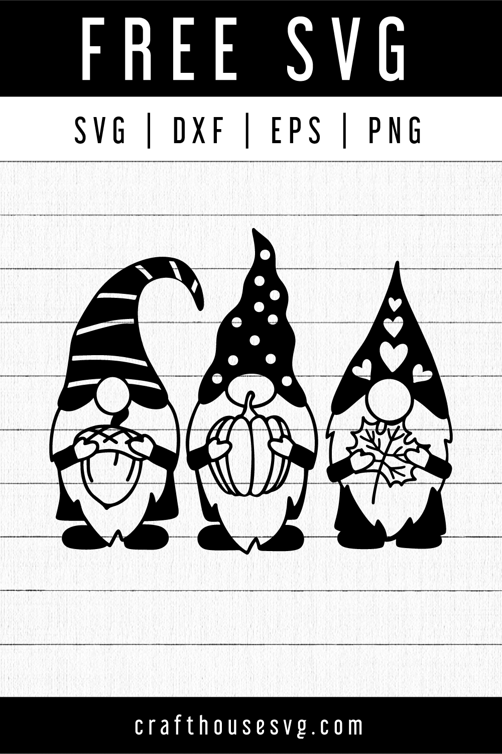 FREE Fall gnome SVG | FB143 - Craft House SVG