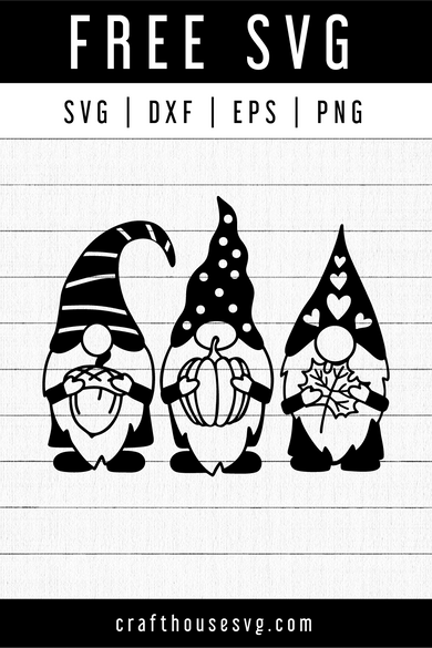 Free Fall Gnome Svg - Craft House Svg