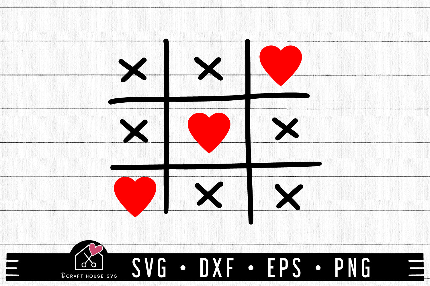 Valentine SVG file | Tic Tac Toe SVG MF91