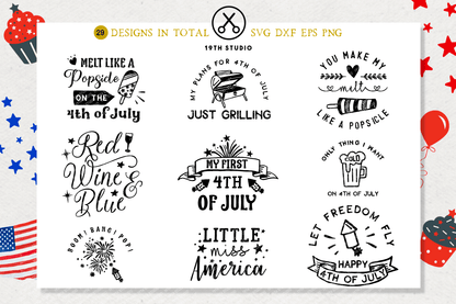 4th of July SVG Bundle | M2 Craft House SVG - SVG files for Cricut and Silhouette