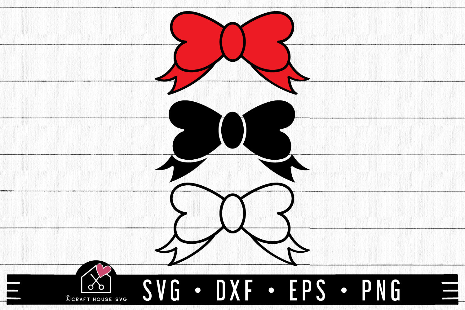 Bow SVG Ribbon Cut Files