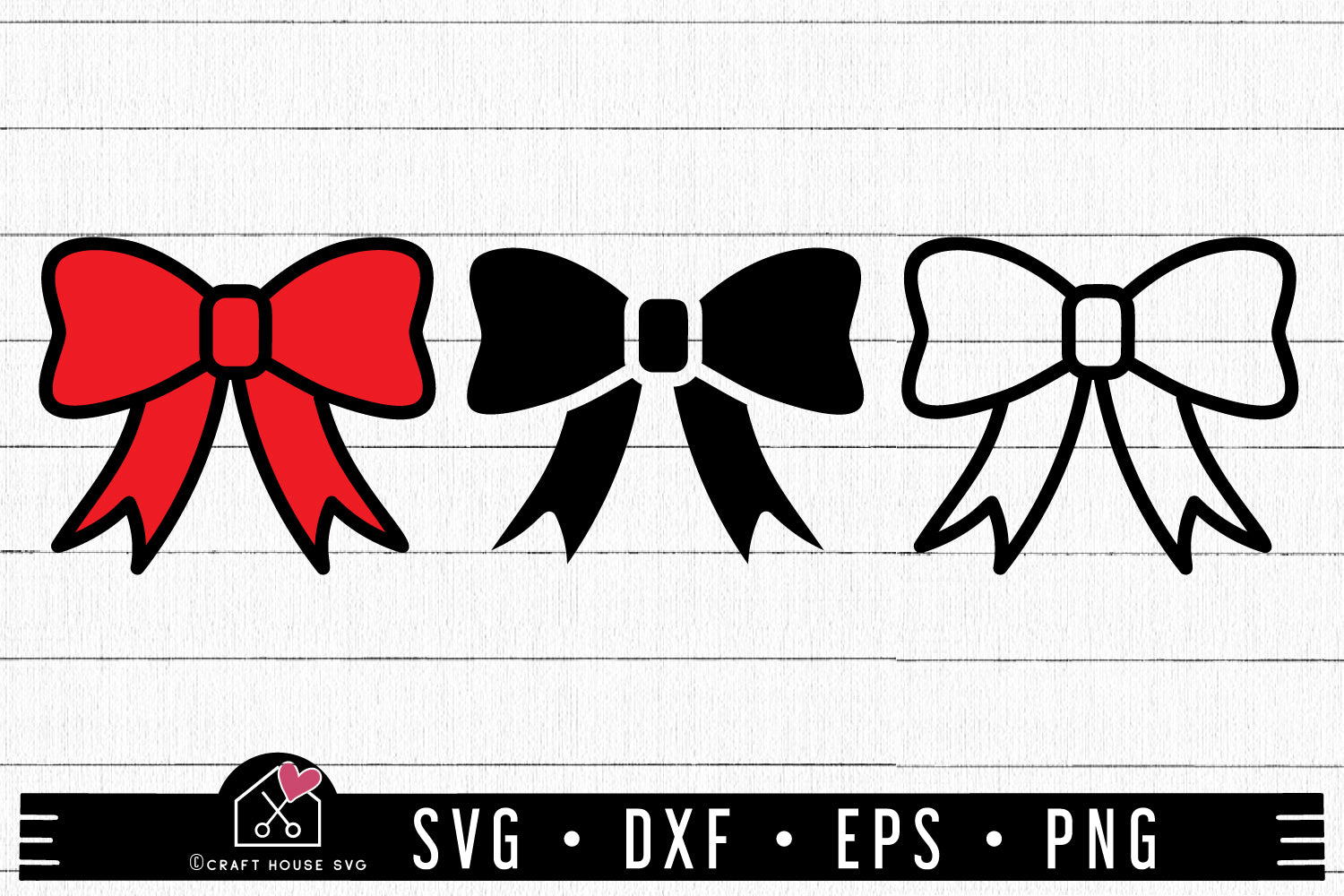 Bow SVG Ribbon Cut Files