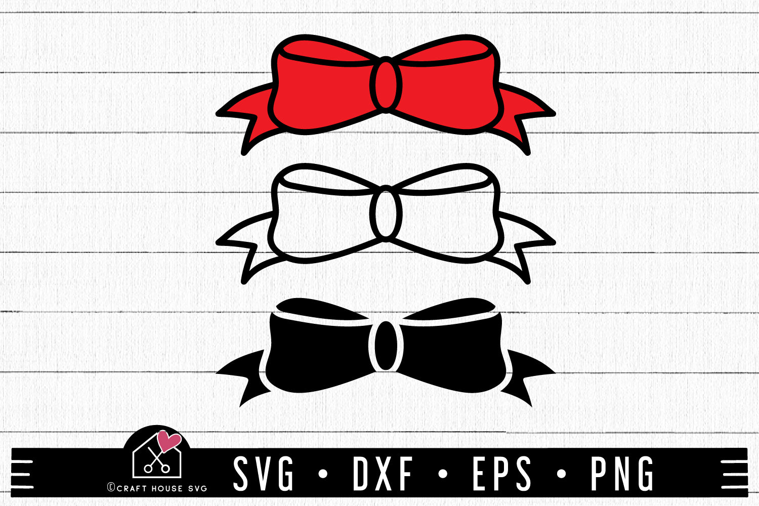 Bow SVG Ribbon Cut Files