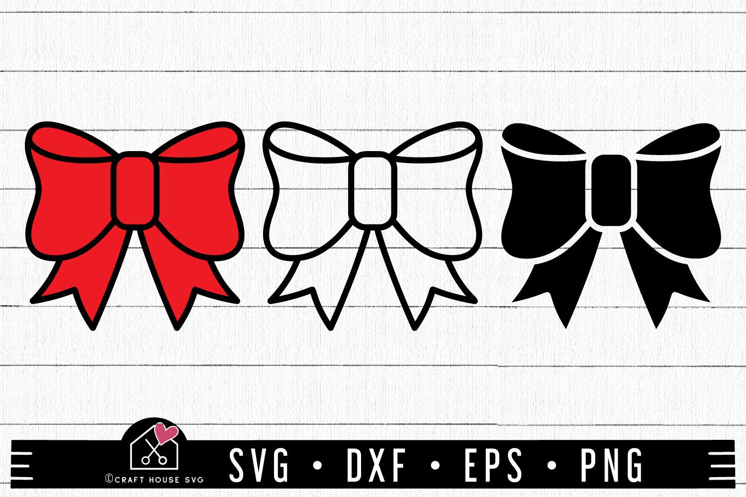 Bow SVG Ribbon Cut Files