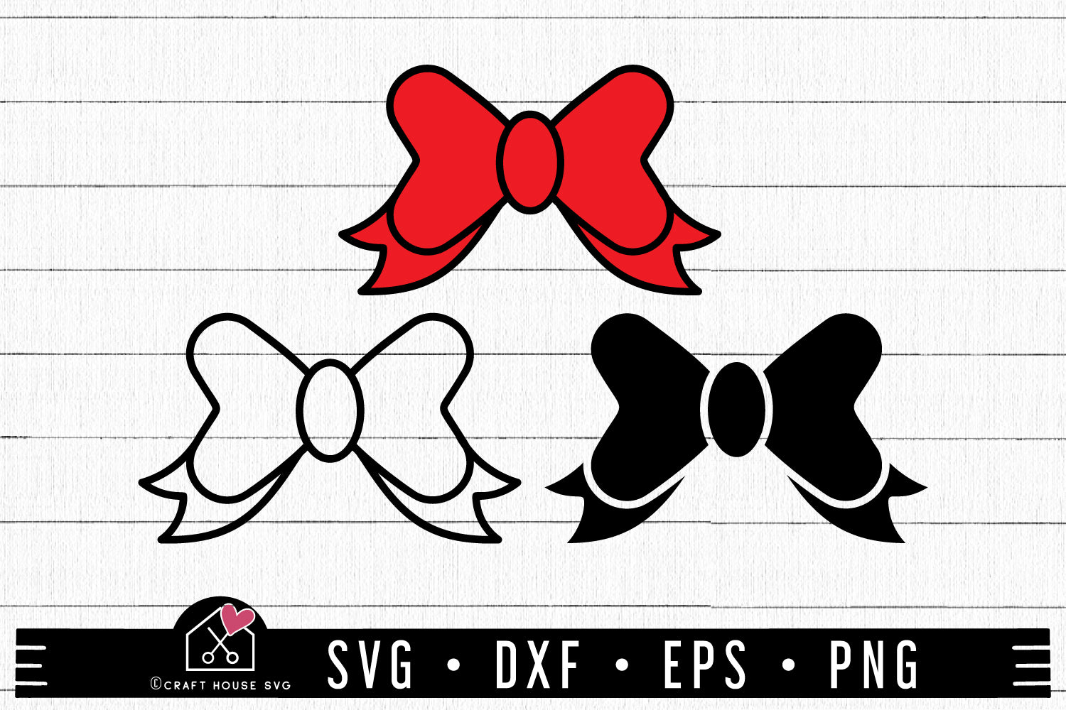 Bow SVG Ribbon Cut Files