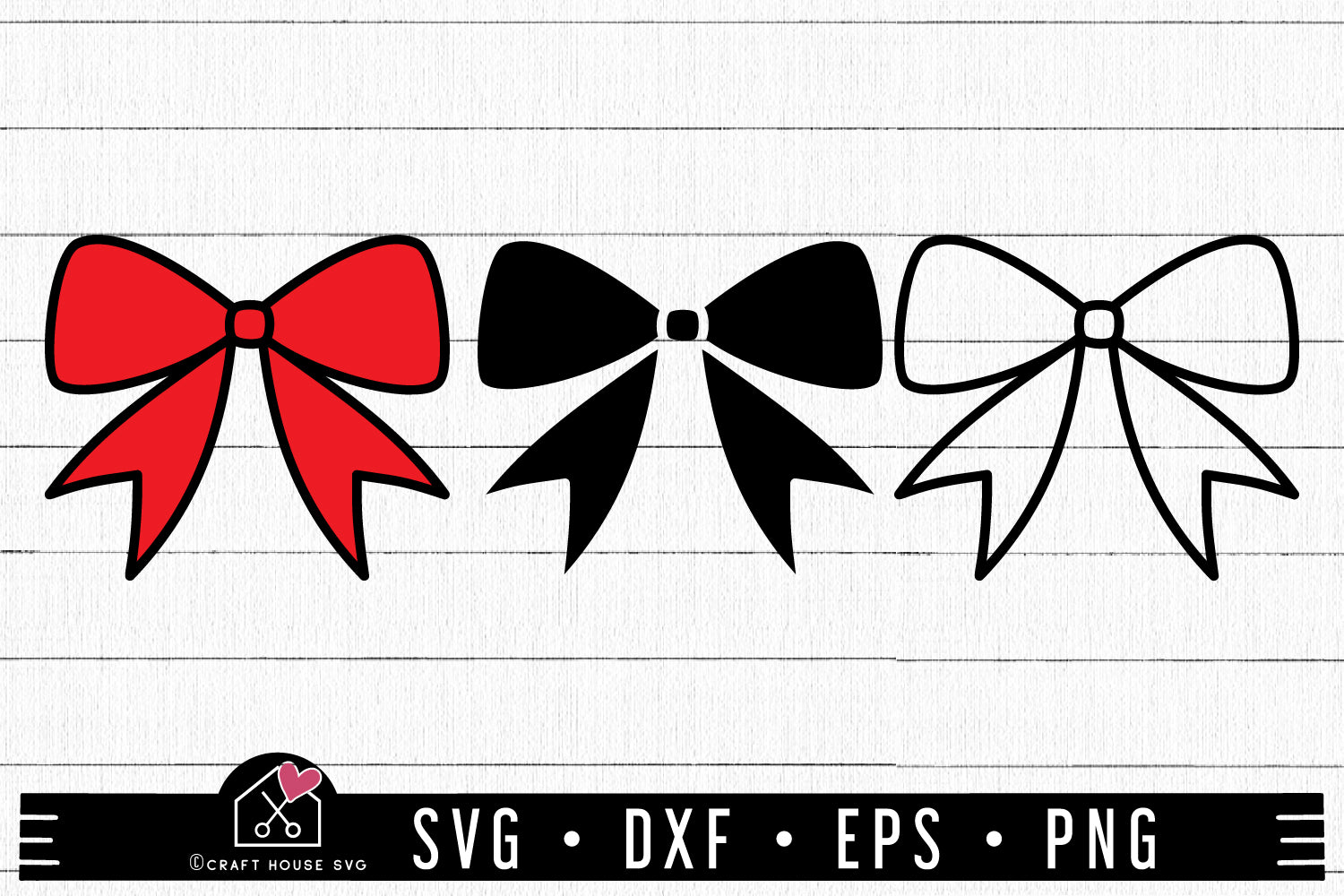 Bow SVG Ribbon Cut Files