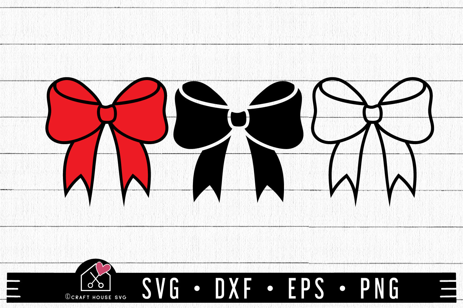 Bow SVG Ribbon Cut Files