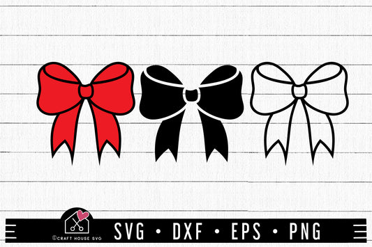 Bow SVG Ribbon Cut Files