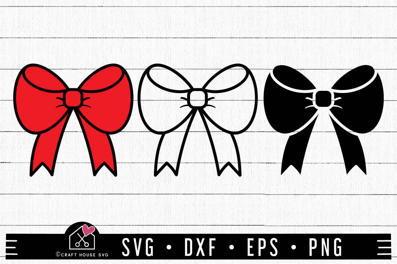 Bow SVG Ribbon Cut Files