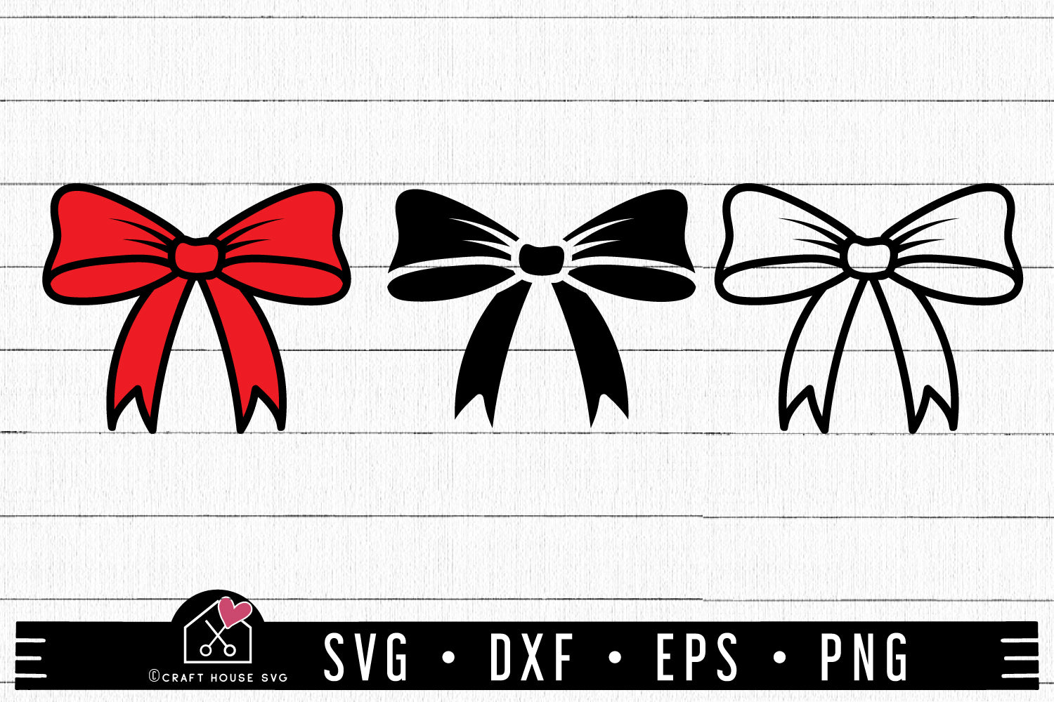 Bow SVG Ribbon Cut Files