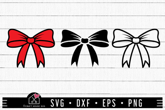 Bow SVG Ribbon Cut Files