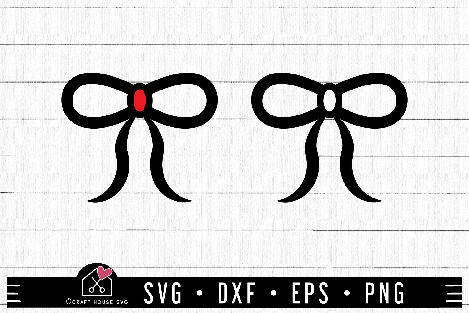 Bow SVG Ribbon Cut Files