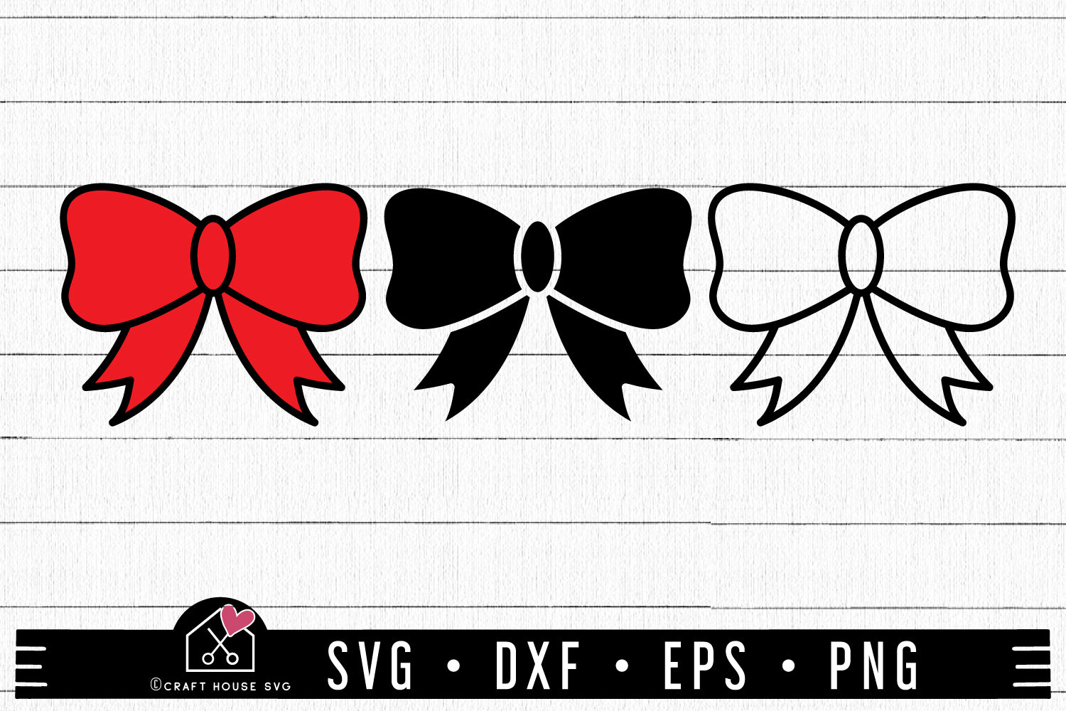 Bow SVG Ribbon Cut Files