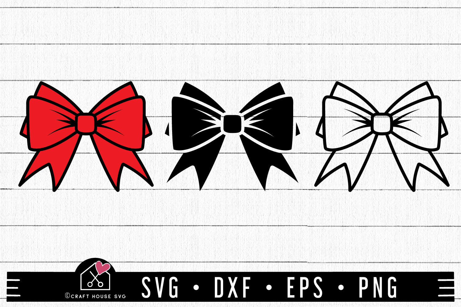 Bow SVG Ribbon Cut Files